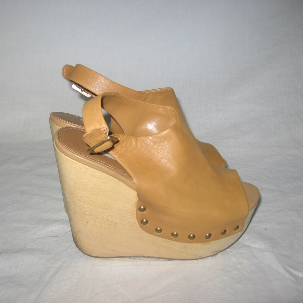 Steve Madden Anguilla Wedge High Heel Sandal Shoes
